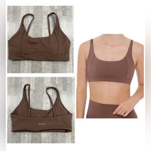 PAVOI Teak Active Performance Corset Seam Sports Bra XL NWOT
